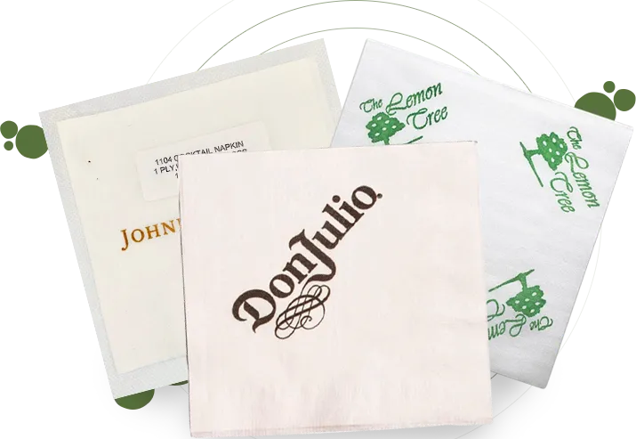 custom napkins with logo