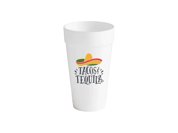 24oz Custom Foam Cups