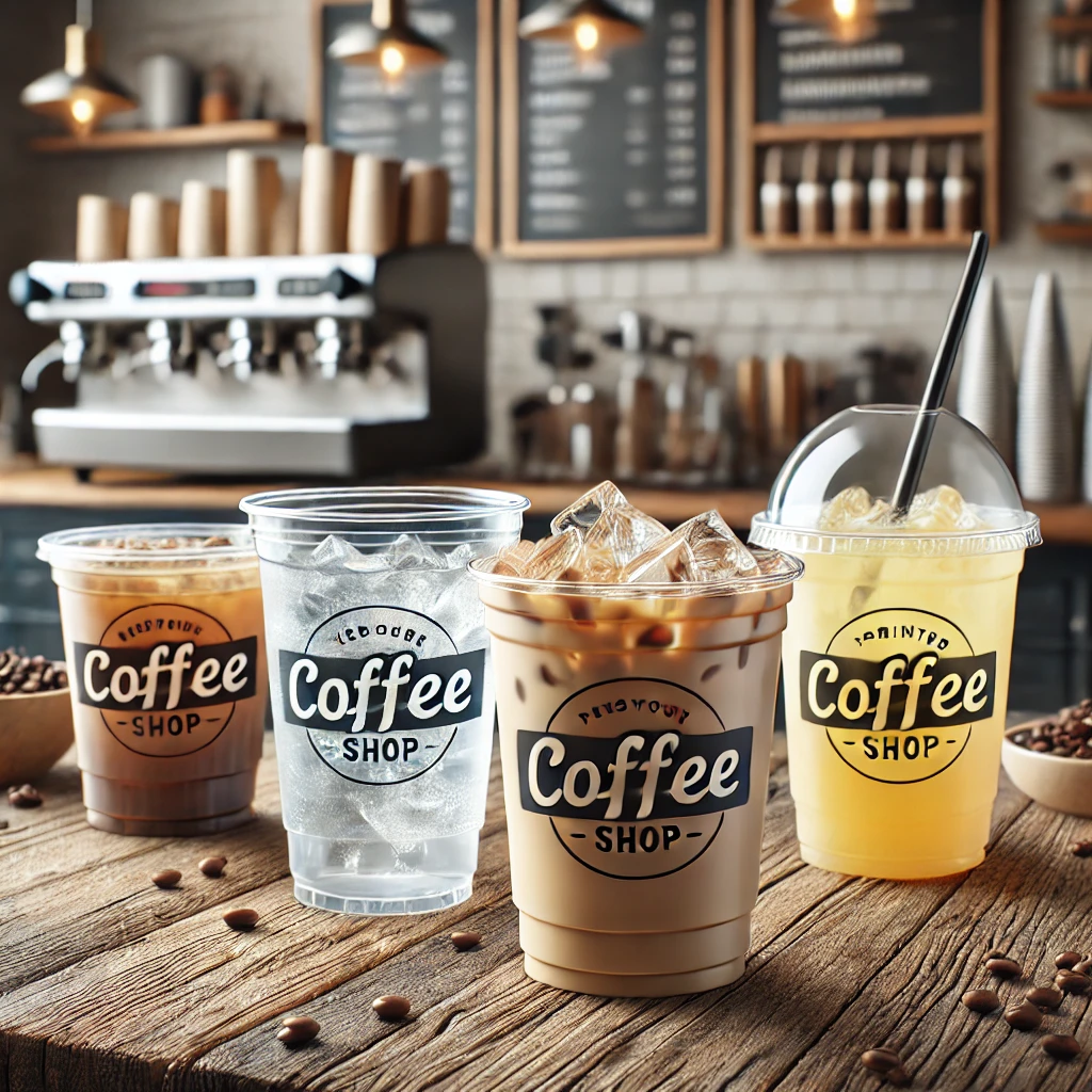 custom printed PET cups wholesale