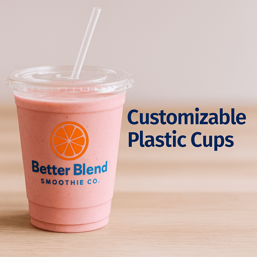 plastic cups customizable