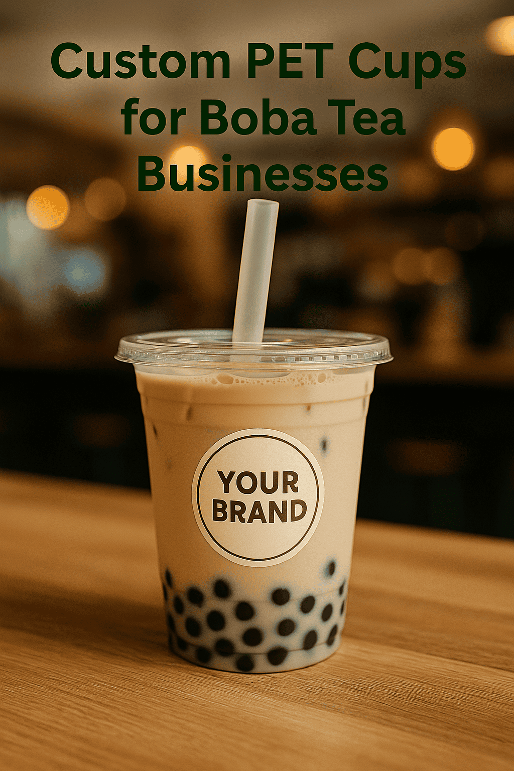 custom boba tea cups
