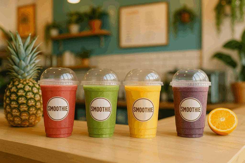 custom smoothie cups