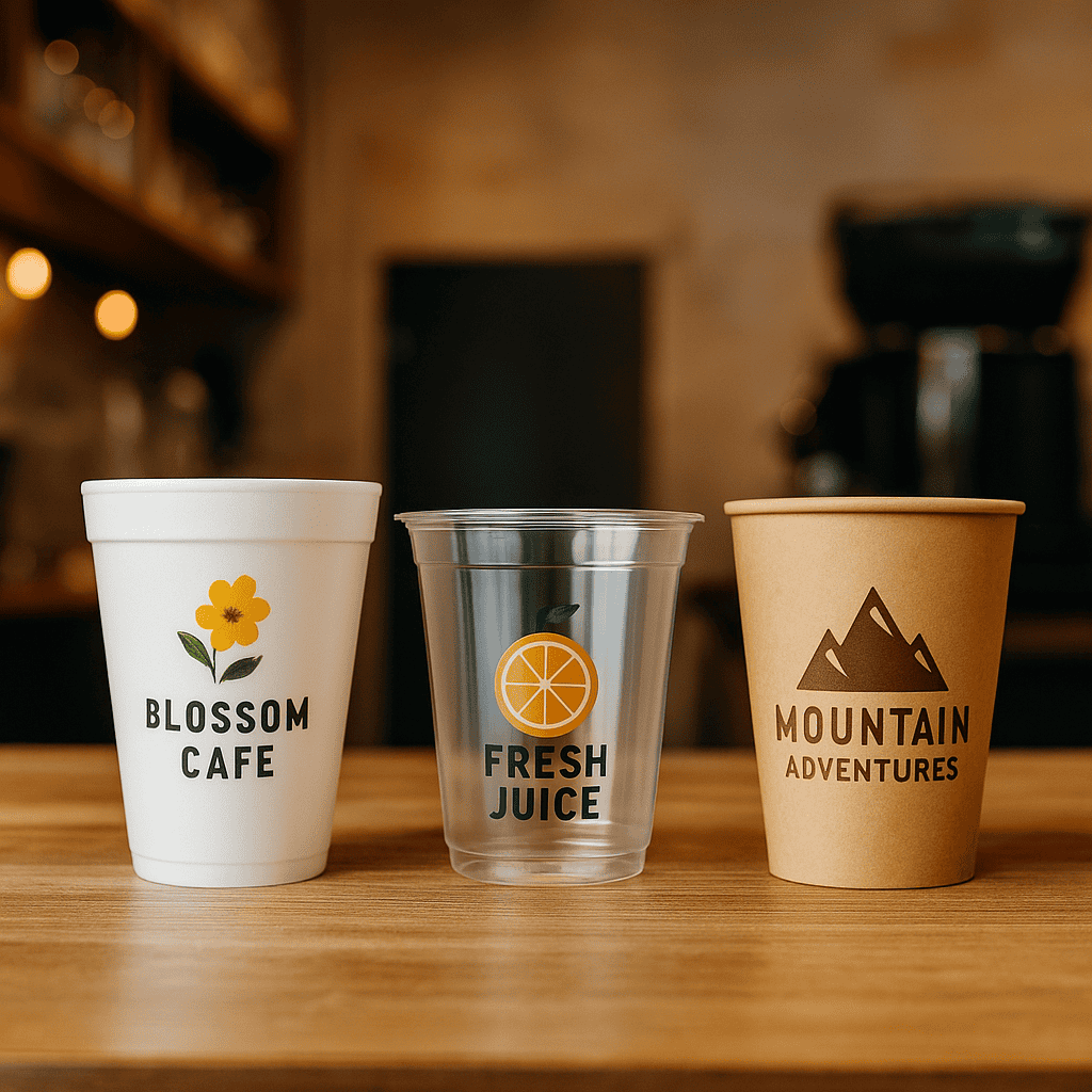 custom printed cups